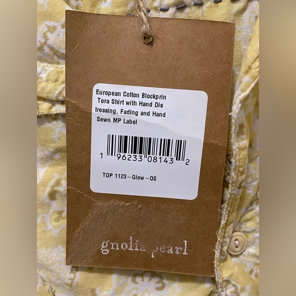 Magnolia Pearl Blockprint Tora Shirt - Picture 5 of 7